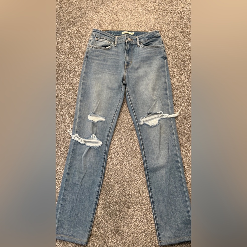 Levi’s high rise skinny jeans